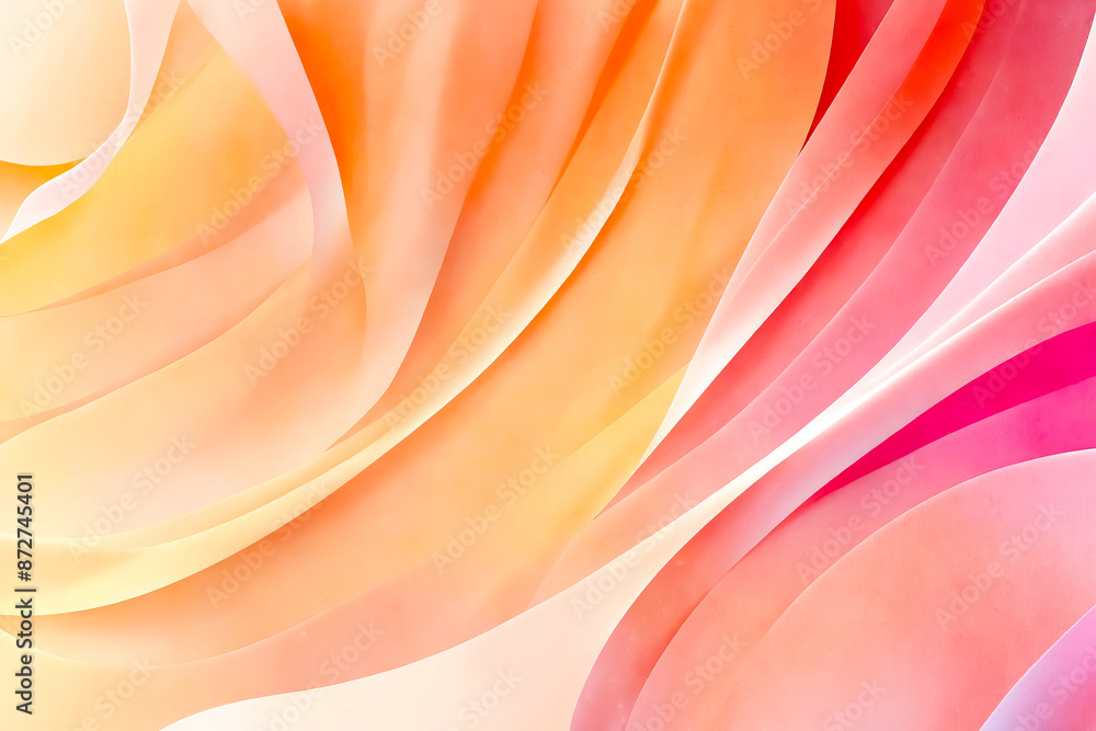 Poster abstract colorful background with curving lines