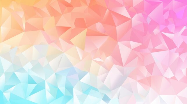 Beautiful abstract Delaunay Voronoi trianglify design for creative backgrounds and illustrations.