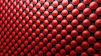 Stunning abstract halftone design in striking red and black hues