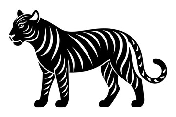 black panther vector , tiger vector illustration, goat silhouette, animal silhouette isolated vector Illustration, png, Funny cute lion, Jumping cartoon Pats