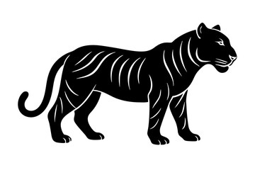 black panther vector , tiger vector illustration, goat silhouette, animal silhouette isolated vector Illustration, png, Funny cute lion, Jumping cartoon Pats