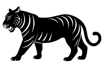 black panther vector , tiger vector illustration, goat silhouette, animal silhouette isolated vector Illustration, png, Funny cute lion, Jumping cartoon Pats