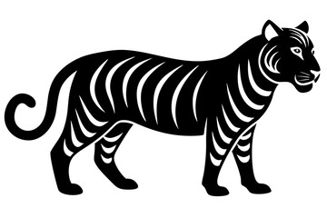 black panther vector , tiger vector illustration, goat silhouette, animal silhouette isolated vector Illustration, png, Funny cute lion, Jumping cartoon Pats