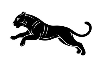 black panther vector , tiger vector illustration, goat silhouette, animal silhouette isolated vector Illustration, png, Funny cute lion, Jumping cartoon Pats