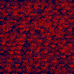 Obraz premium small flower pattern Used to make patterns on shirts. Pillows or other items