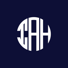 iah circle logo design
