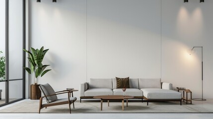 Modern Minimalist Living Room Interior Design