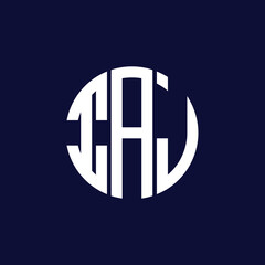 iaj circle logo design
