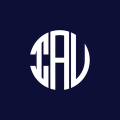 iau circle logo design