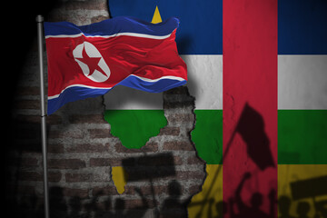 Relations between central africa and north korea