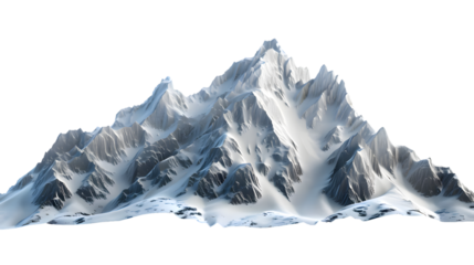 Mountains isolated on transparent  background