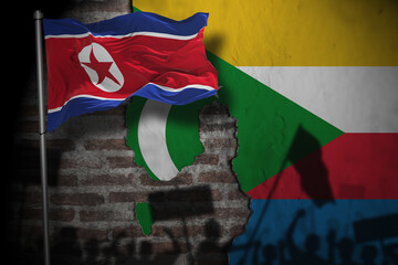 Relations between comoros and north korea