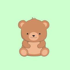 Teddy bear illustration