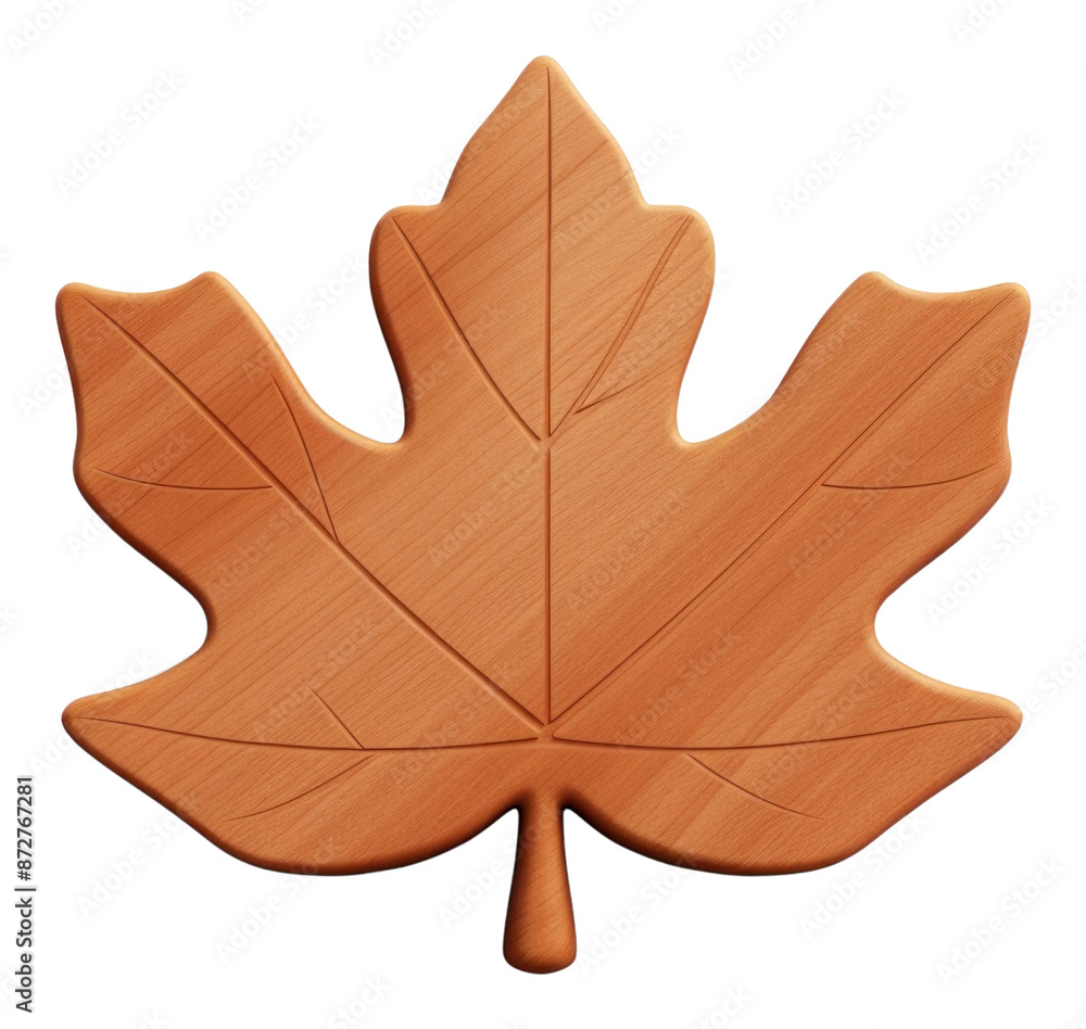 Wall mural Autumn leaf icon toy plant tree wood.