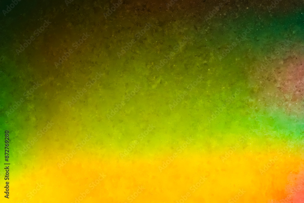 Poster Abstract Green Yellow Gradient Background