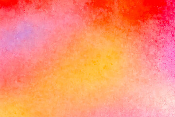 Abstract Watercolor Background in Warm Colors