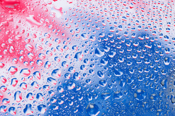 ガラスに着いた水滴