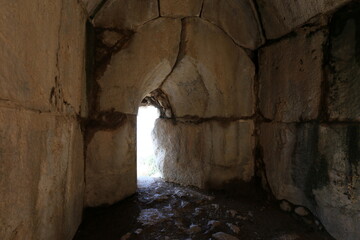 Nimrod Israel 02 02 2024. Nimrod Fortress is a medieval fortress located in the northern part of the Golan Heights in Israel.