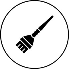 Hair dye brush Icon