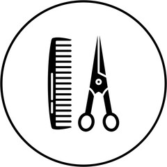 Hair cut Icon
