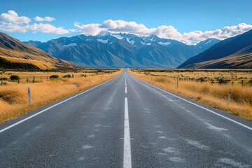 Fototapeta premium Mountain Wilderness Highway