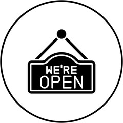 Open sign Icon