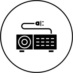 Projector plug Icon