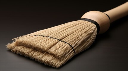 Closeup shot of a modern broom
