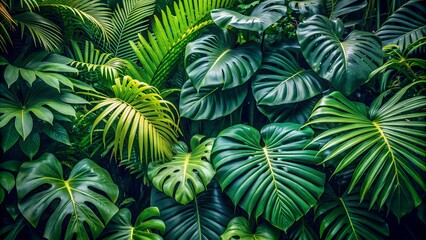 Explore Our Exclusive Lush Green Tropical Plant Collection: Monstera, Palm, Rubber Plant, Pine & Fern