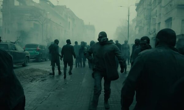 Zombies in the city.