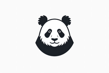Obraz premium White background illustration of pandas