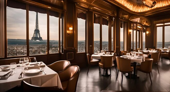 French restaurant in Paris.