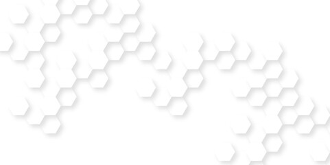 Vector modern hexagon transparent background with glowing hexagon geometric line. Abstract background with hexagon. Modern abstract vector polygonal pattern.