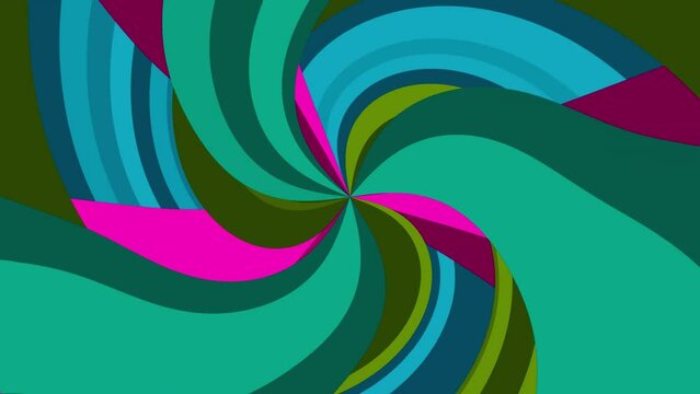 psychedelic line pop candy wave curl background