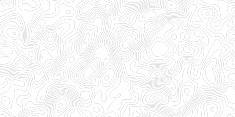 Contour abstract map relief land outline. White wave paper curved reliefs abstract background Topographic map patterns. Background of the topography map. Abstract pattern with lines.