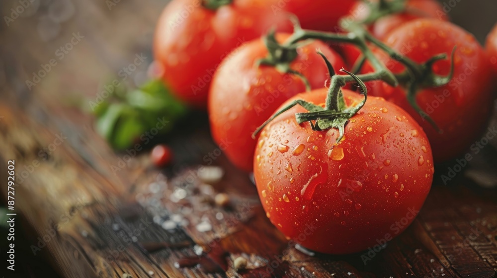 Canvas Prints Organic ripe red tomatoes