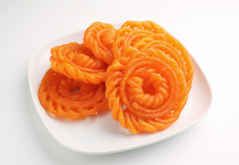 Indian most popular sweets called Jalebi or Jilebi  as zulbia or Imarati

