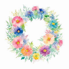 wreath of flowers