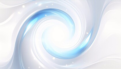 on a white background swirling design