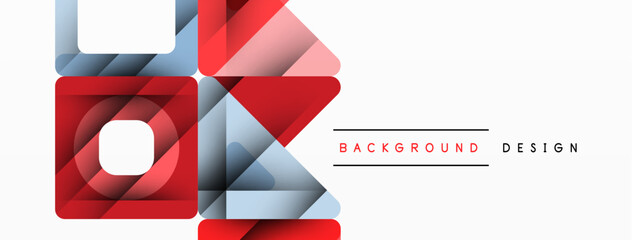 Business triangle and squares vector abstract background. Vector Illustration For Wallpaper, Banner, Background, Card, Book Illustration, landing page