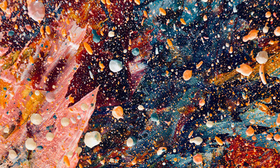 abstract background wallpaper. Modern motif visual art. Mixtures of oil paint. Trendy hand painting canvas. Wall decor and Wall art prints Idea. 3D Texture. Art object