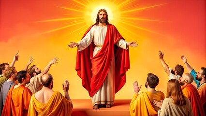 Resurrection of Jesus: He Appears to His Followers - New Testament Scene