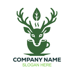 a green and white logo for the company name  company .