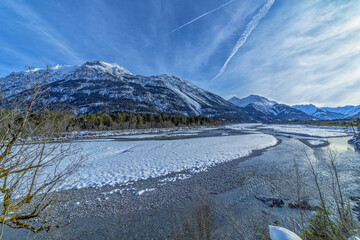 Winterlandschaft im Lechtal