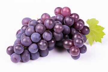 Fototapeta premium Fresh grape fruit isolated on clear white background for enhanced search visibility and relevance