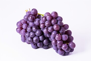 Fototapeta premium One grape isolated on a clean white background for optimal search engine relevance