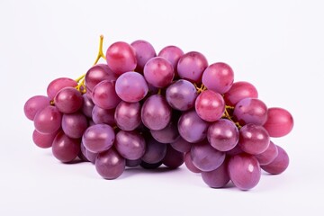 Fototapeta premium Fresh grape on pristine white background for enhanced search visibility and relevance