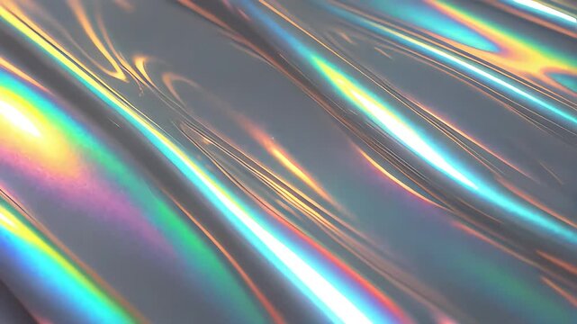 bright abstract shiny silver menthol background, holographic texture, creative, lines, beautiful amazing foil paper, shining, glowing 