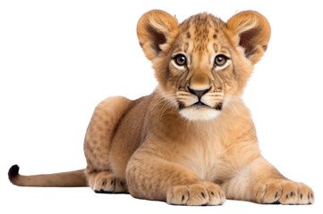 Obraz premium PNG Wildlife mammal animal lion transparent background