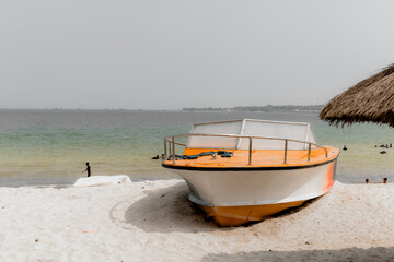 fishing boats on the beach